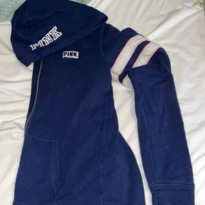 Navy Blue Hoodie Zip
